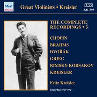 Kreisler: The Complete Recordings, Vol. 5 (1919-1924)