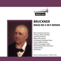 Bruckner: Mass No. 3 in F Minor
