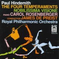 Hindemith, P.: 4 Temperaments (The) / Nobilissima Visione Suite (Royal Philharmonic, Depreist)