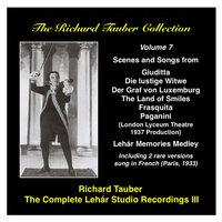 The Richard Tauber Collection, Vol. 7: The Complete Lehár Studio Recordings III