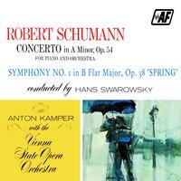 Concerto In A Minor, Op. 54 For Piano And Orchestra, Symphony No. 1 In B Flat Major, Op. 38 "Spring"