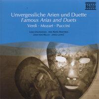 Famous Arias and Duets: Verdi, Mozart, and Puccini