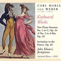 Weber: Invitation To the Dance / Piano Sonatas Nos. 1 and 2