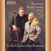 Cello Recital: Gustafsson, Jan-Erik - Szymanowski, K. / Kodaly, Z. / Schnittke, A.