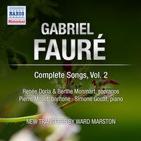Fauré: Complete Songs, Vol. 2