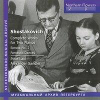 Shostakovich: Complete Works for 2 Pianos