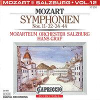 Mozart: Symphonien Nos. 11, 32, 34, 44