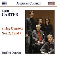 Carter, E.: String Quartets Nos. 2, 3 and 4