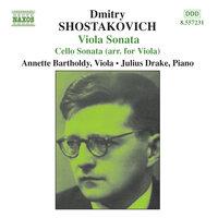 Shostakovich: Cello Sonata (Arr. for Viola) / Viola Sonata