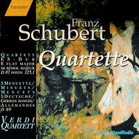 Schubert: String Quartet No. 10 - Minuets - 5 German Dances