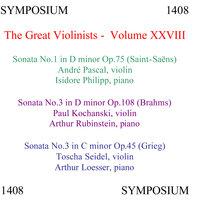 The Great Violinists, Vol. 28