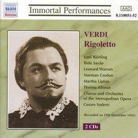 Verdi: Rigoletto (Bjorling, Sayao, Warren) (1945)