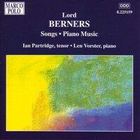 Berners: Songs / Piano Music