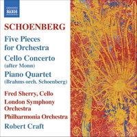 Schoenberg, A.: 5 Orchestral Pieces / Brahms, J.: Piano Quartet No. 1 (Orch. Schoenberg)