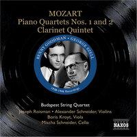Mozart: Piano Quartets Nos. 1 and 2 / Clarinet Quintet (Szell, Goodman, Budapest Qt) (1938, 1946)