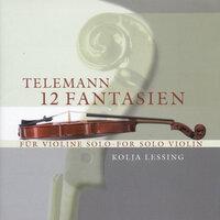 Telemann, G.P.: 12 Fantasies for Solo Violin