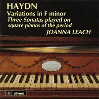 Haydn, J.: Varations in F minor / 3 Sonatas played on square pianos of the period