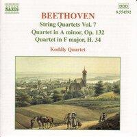Beethoven: String Quartets, Op. 132 and Hess 34