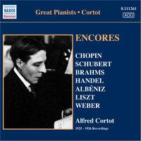 Cortot, Alfred: Encores - 78 Rpm Recordings (1925-26)