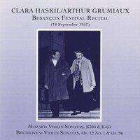 Clara Haskil & Arthur Grumiaux: Besancon Festival Recital (1957)