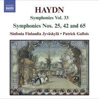 Haydn, J.: Symphonies, Vol. 33 (Nos. 25, 42, 65)