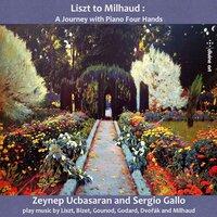 Liszt to Milhaud: A Journey with Piano 4 Hands