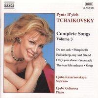 Tchaikovsky: Songs (Complete), Vol.  3