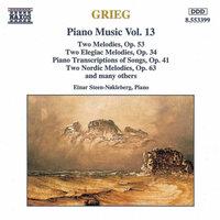 Grieg: Piano Music, Vol. 13