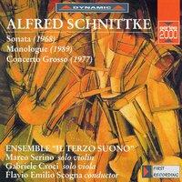 SCHNITTKE: Violin Sonata No. 1 / Monologue / Concerto grosso No. 1