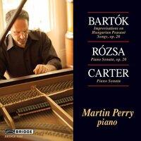 Bartók, Rózsa & Carter: Piano Works