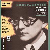 Shostakovich, D.: Songs (Complete). Vol. 5 — Famous Vocal Cycles