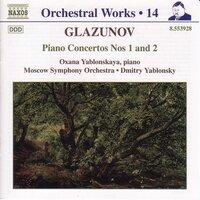Glazunov, A.K.: Orchestral Works, Vol. 14 - Piano Concertos Nos. 1 and 2