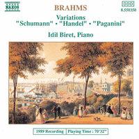 BRAHMS: Variations, Opp. 9, 24 & 35