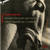 Pergament: Violin Sonata in B Minor & String Quartet No. 1