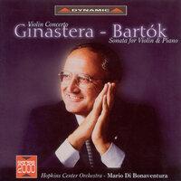 Ginastera: Violin Concerto / Bartok: Violin Sonata