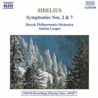 Sibelius: Symphonies Nos. 2 and 7