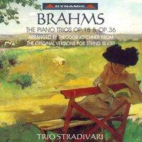 Brahms: Piano Trios (Arranged From String Sextets)