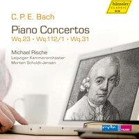 C.P.E. Bach: Piano Concertos, Wq. 23, Wq. 112/1, Wq. 31