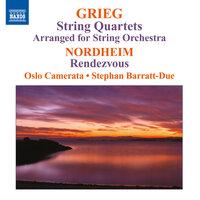 Grieg: String Quartets (arr. for string orchestra) - Nordheim: Rendezvous