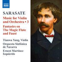 Sarasate: Music for Violin & Orchestra, Vol. 3