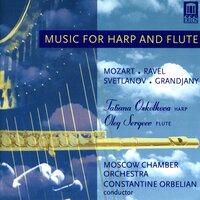 Mozart, W.A.: Concerto for Flute and Harp in C Major / Grandjany, M.: Aria in Classic Style / Svetlanov, E.: Russian Variations