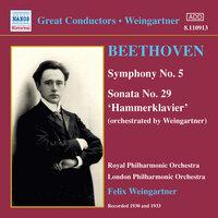 Beethoven: Symphony No. 5 / Sonata No. 29 (Orch. Weingartner) (1930, 1933)