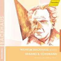 Brahms: Piano Concerto No. 2 in B-Flat Major, Op. 83 - Schumann: Fantasie in C Major, Op. 17 (Recorded 1937 & 1939)