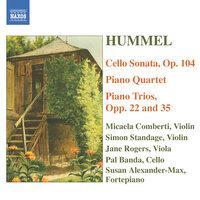 Hummel: Piano Trios / Piano Quartet in G Major / Cello Sonata