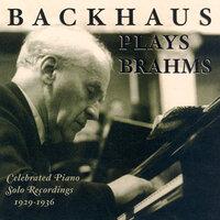 Brahms: Piano Music (Backhaus) (1929-1936)