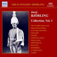 Bjorling, Jussi: Bjorling Collection, Vol. 1: Opera and Operetta Recordings (1930-1938)