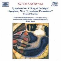 Szymanowski: Symphonies Nos. 3 and 4