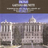 Brunetti: Six Quintets for two Violins, Viola, Bassoon and Cello, Op. 2