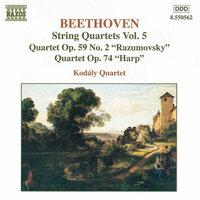 Beethoven: String Quartets, Op. 59, No. 2, 'Rasumovsky' and Op. 74, 'Harp'