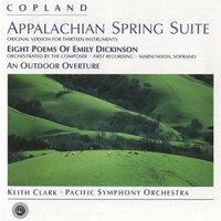 Copland: An Outdoor Overture, Appalachian Spring & 8 Poems of Emily Dickinson
